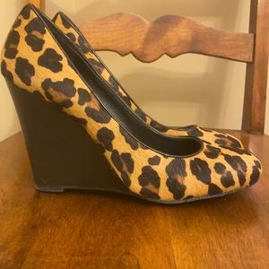 BCBGeneration Calf hair wedge